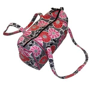 Vera Bradley Retired Cherry Blossoms Small Duffel Quilted Travel‎ Gym Bag